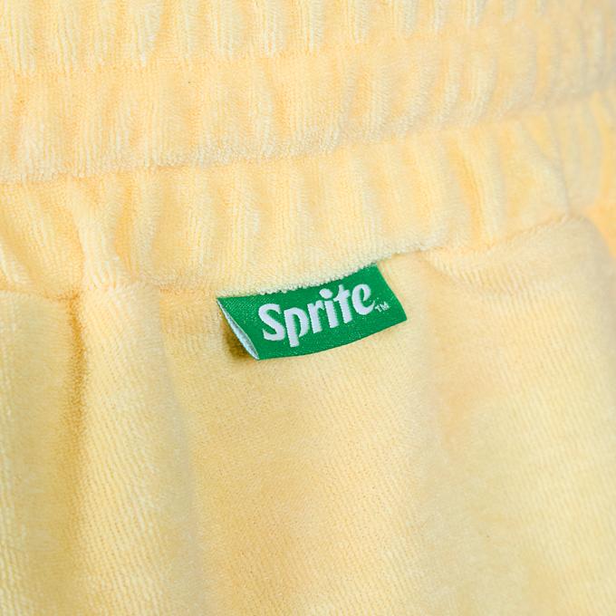 Sprite x SNIPES Terry Racer Shorts jaune 49153 4
