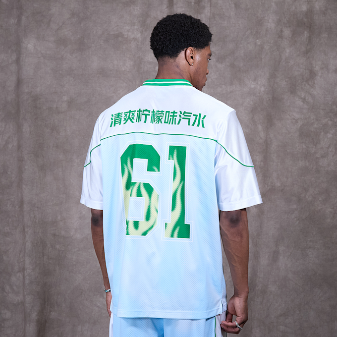 Sprite x SNIPES Flame Football Jersey bleu 49168 2