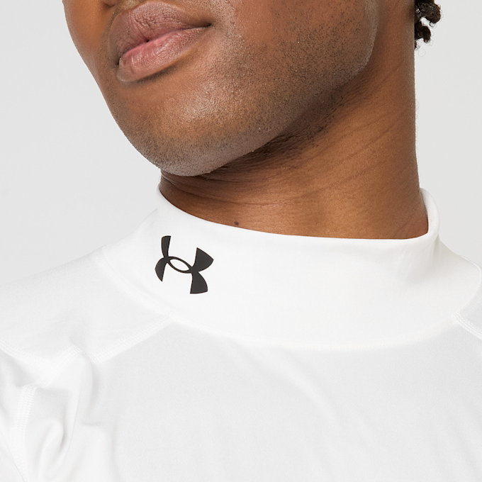 Under Armour HeatGear Compression Mock Long Sleeve blanco 49187 3