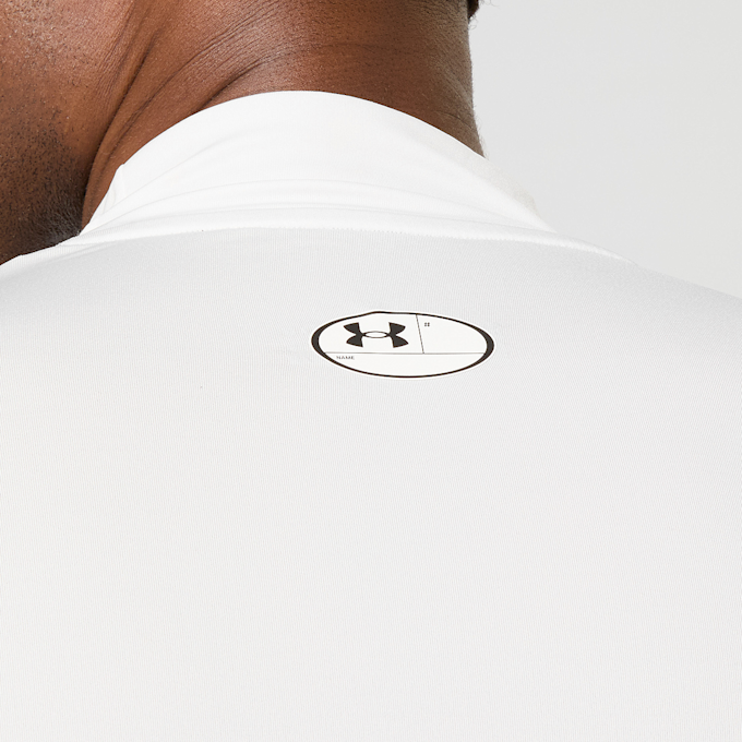 Under Armour HeatGear Compression Mock Long Sleeve blanc 49187 4