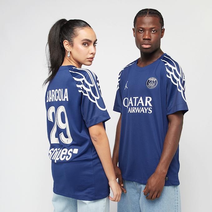 Jordan Barcola / No. 29 / PSG Nike Stadium Fourth 2024/25 bleu 49207 1