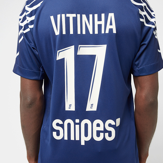 Jordan Vitinha / No. 17 / PSG Nike Stadium Fourth 2024/25 bleu 49210 4