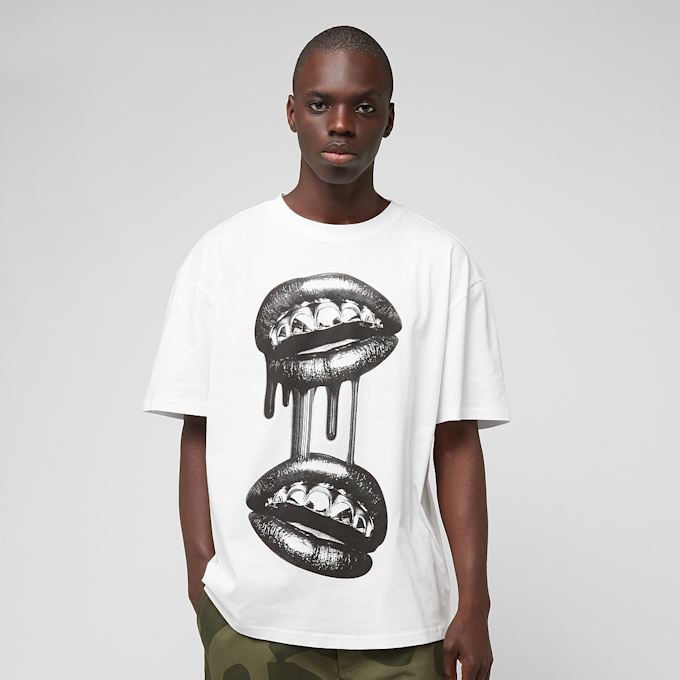 Mister Tee Grillz Lips Oversize Tee wit 49240 1