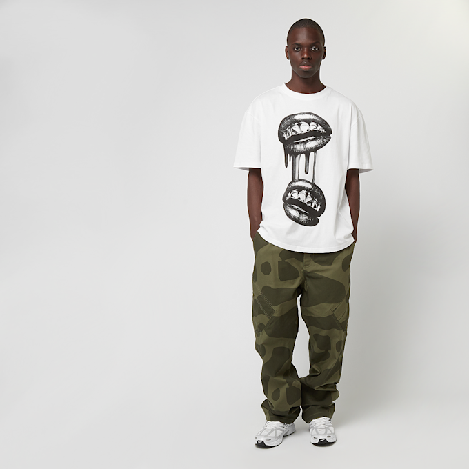 Mister Tee Grillz Lips Oversize Tee wit 49240 4