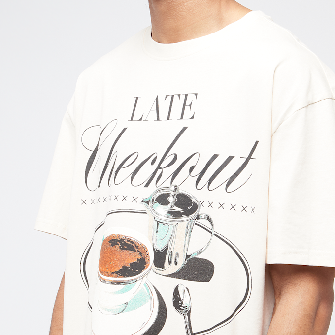 Mister Tee Late Checkout Coffee Oversize Tee beige 49247 3
