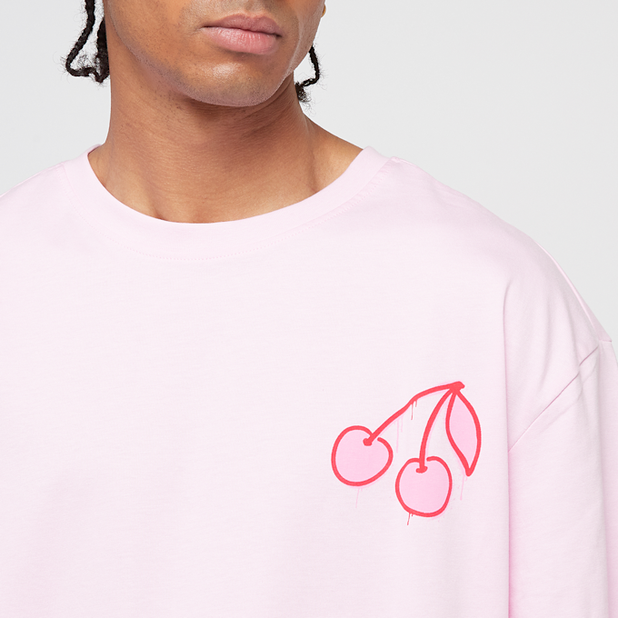 Mister Tee Pink Cherries Oversize Tee lichtroze 49251 3
