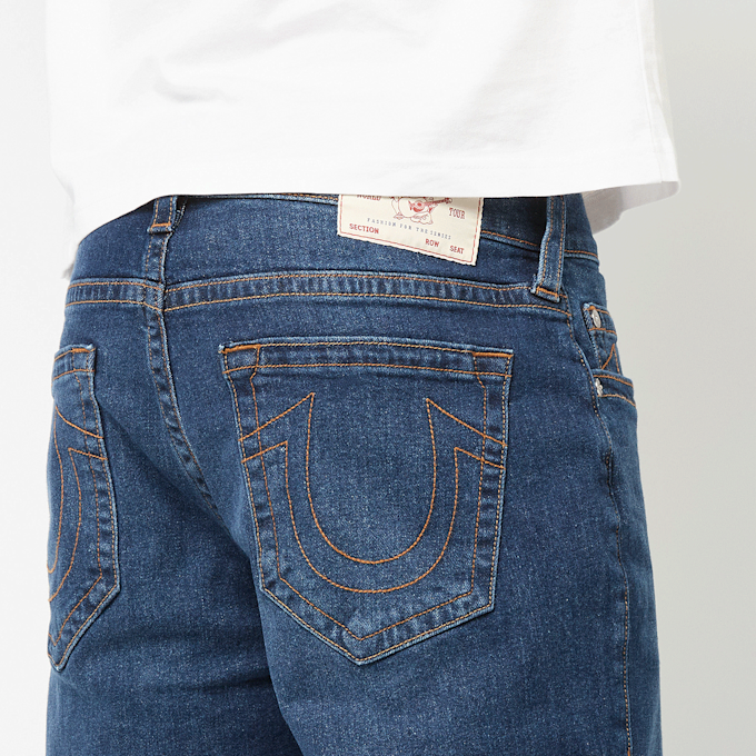 True Religion ROCCO FLAP SN 32 INSEAM 2SB BODY RINSE BLACK azul 49278 4
