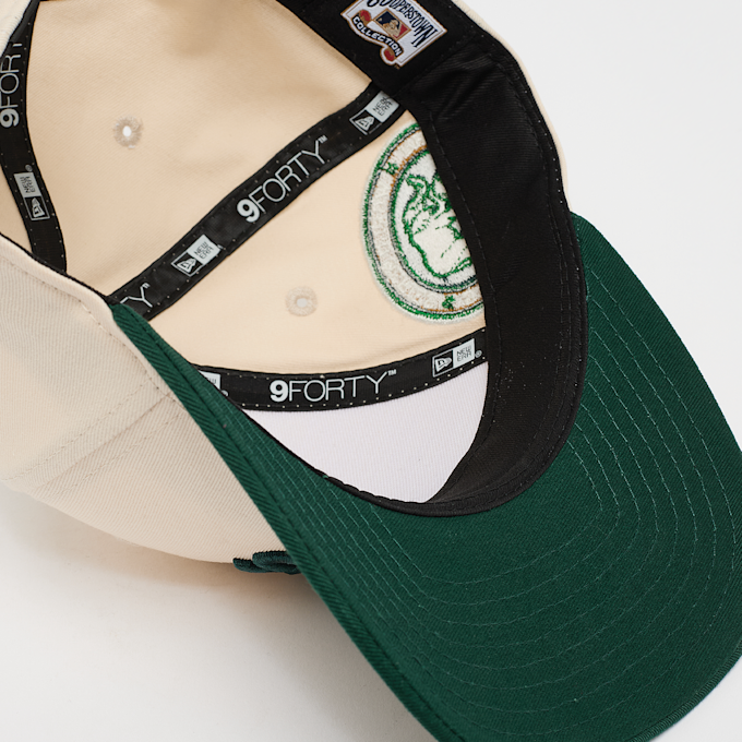 New Era 9FORTY MCROWN Oakland Athletics light cream/dark green beige 49288 4