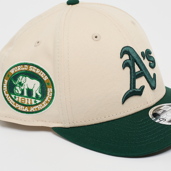 New Era 9FORTY MCROWN Oakland Athletics light cream/dark green beige 49288 5