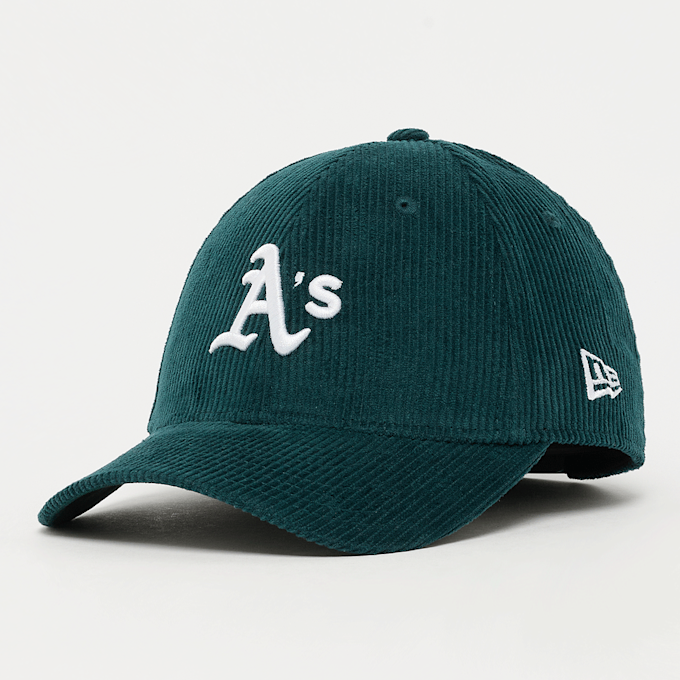 New Era 9FORTY MCROWN CORD Oakland Athletics dark green vert 49293 1