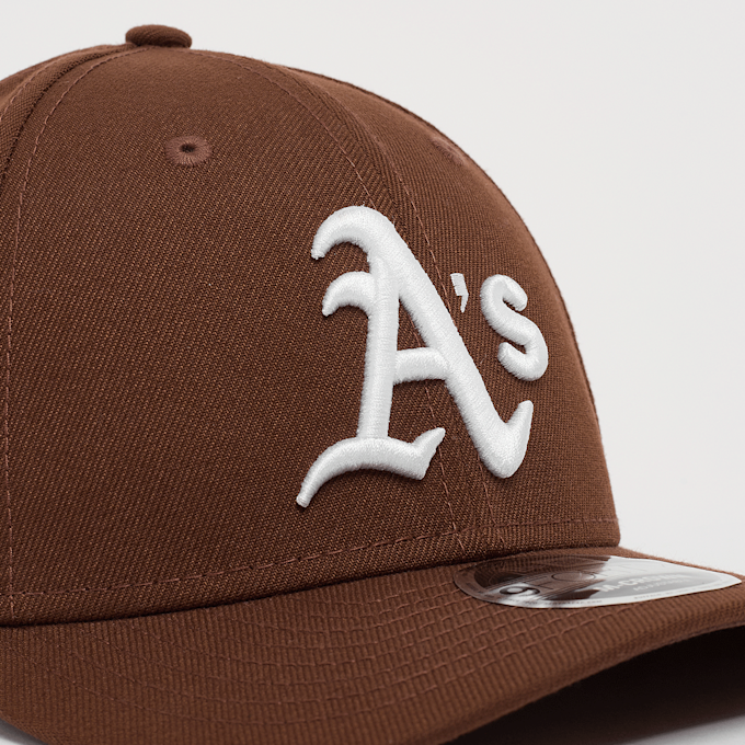 New Era 9FORTY MCROWN Oakland Athletics brown castanho 49315 4