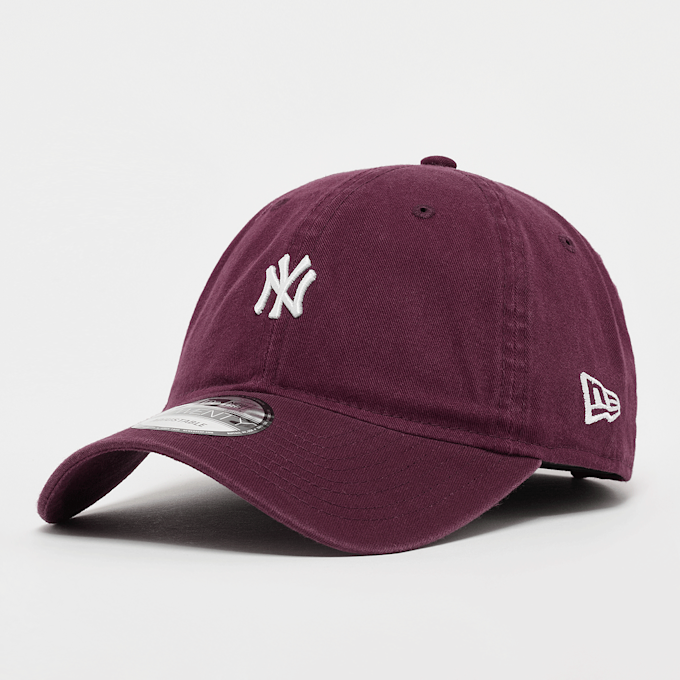 New Era 9TWENTY Mini Washed New York Yankees burgundy/white rouge 49321 1