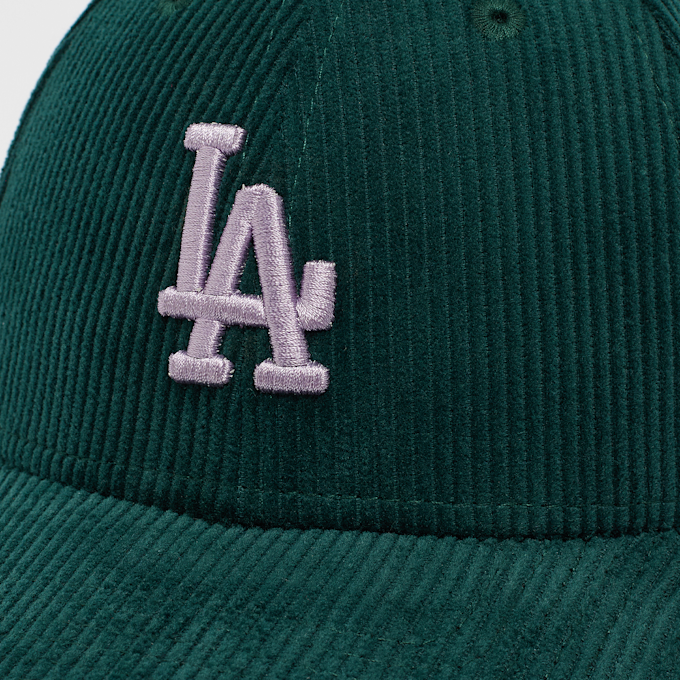 New Era FEMALE 9FORTY Cord Los Angeles Dodgers dark green/lt purple vert 49318 4