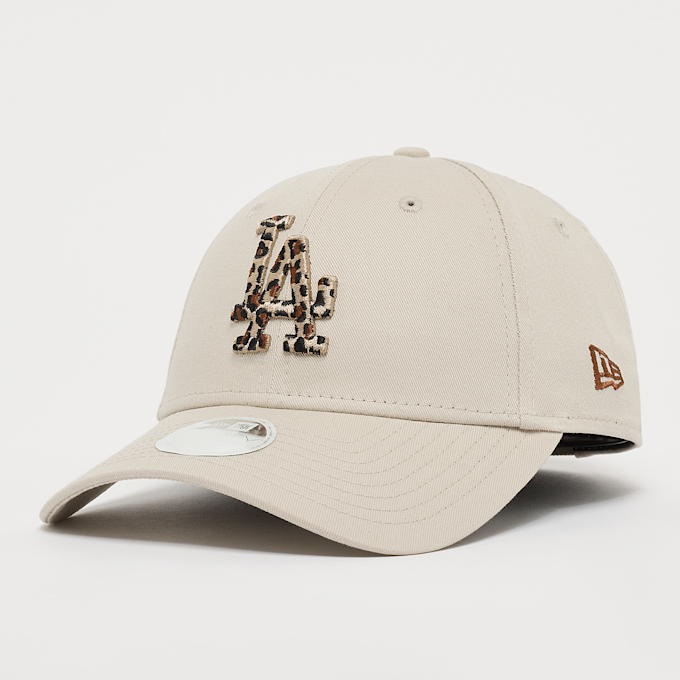 New Era FEMALE 9FORTY Leopard Infill Los Angeles Dodgers stone beige 49323 1