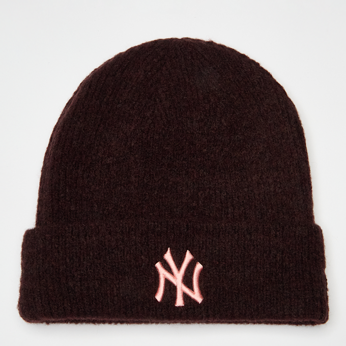 New Era Female Wide Cuff Beanie New York Yankees braun 49335 1