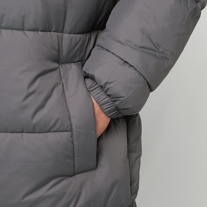 Urban Classics Long Puffer Coat gris 49399 3