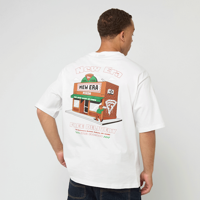 New Era Overzised Graphic Tee biały 49736 1