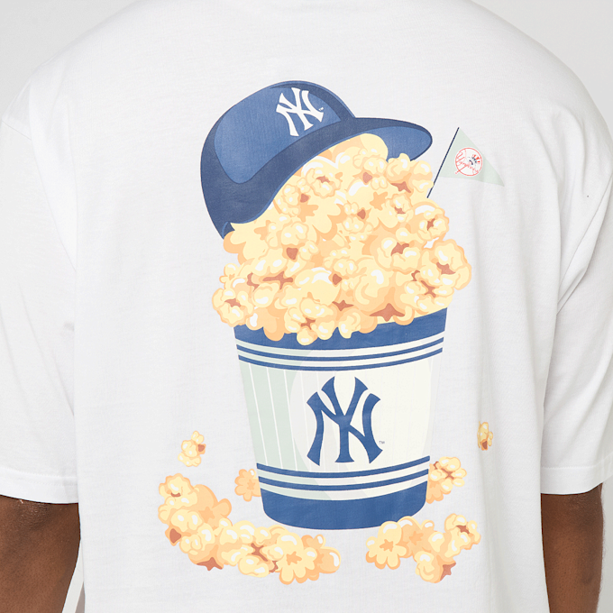 New Era MLB Food Graphic Oversized Tee New York Yankees biały 49740 5