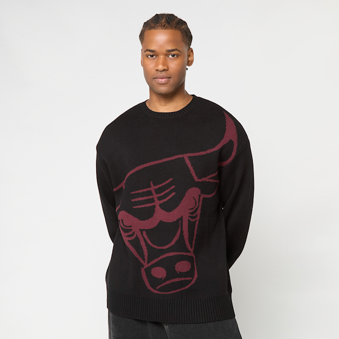 New Era NBA Knit Sweater Chicago Bulls zwart 49746 1