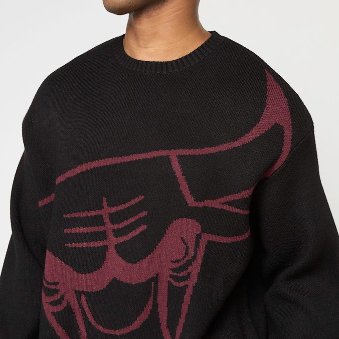 New Era NBA Knit Sweater Chicago Bulls zwart 49746 3