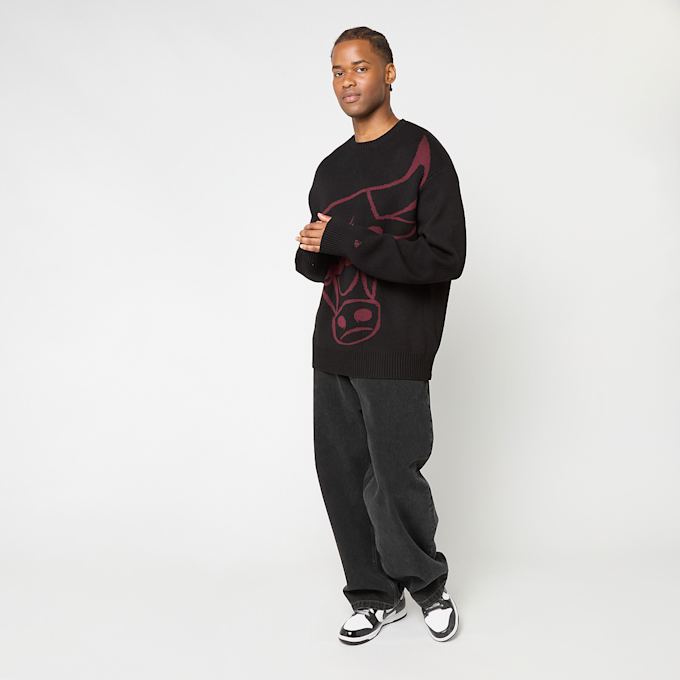 New Era NBA Knit Sweater Chicago Bulls zwart 49746 5