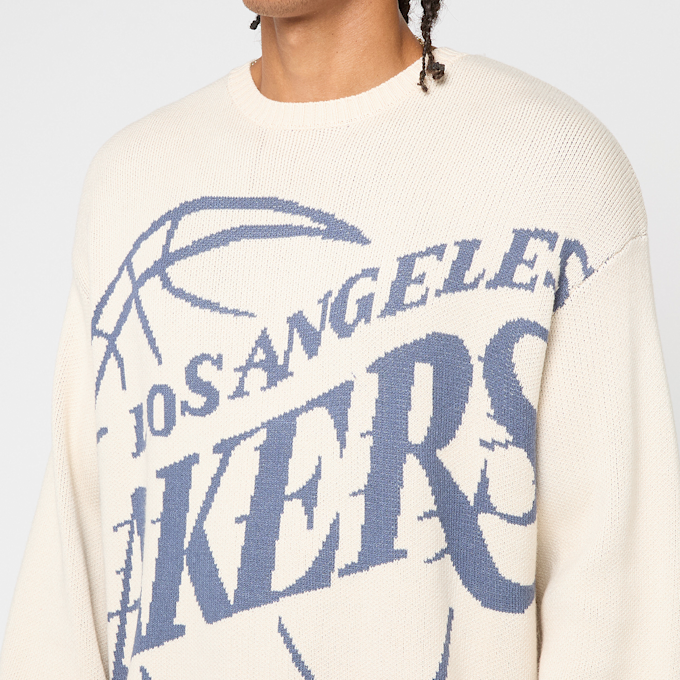 New Era NBA Knit Sweater Los Angeles Lakers Ltc beige 49747 3