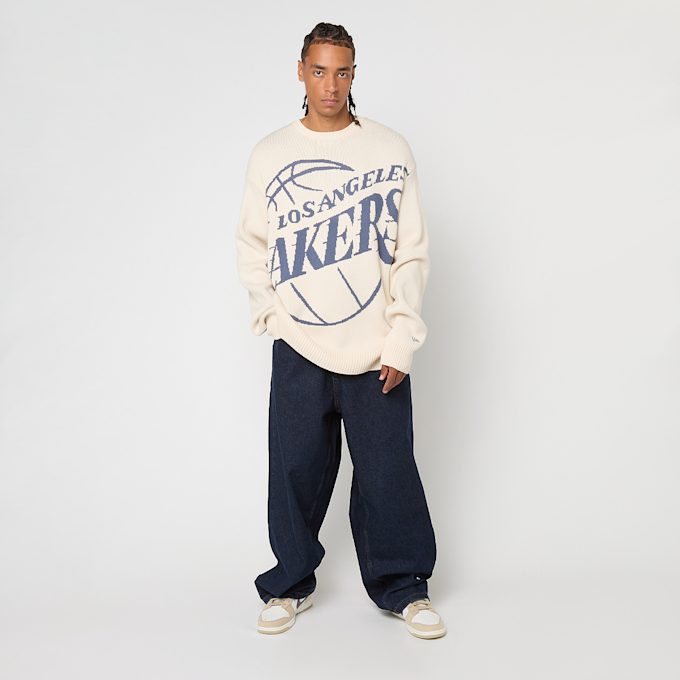 New Era NBA Knit Sweater Los Angeles Lakers Ltc beige 49747 5