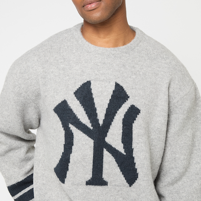 New Era MLB Knit Sweater New York Yankees grau 49748 3