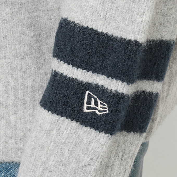 New Era MLB Knit Sweater New York Yankees grau 49748 4