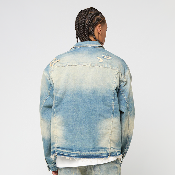 Smoke Rise Heavy Ehisker Effect Jacket azul 49769 2