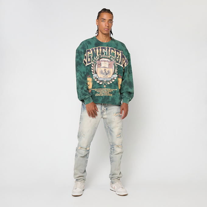 Smoke Rise Wave Effect Jeans azul 49774 5