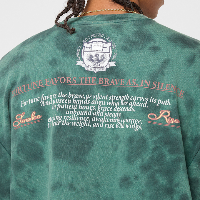 Smoke Rise Magnificence Fleece Crewneck verde 49797 4
