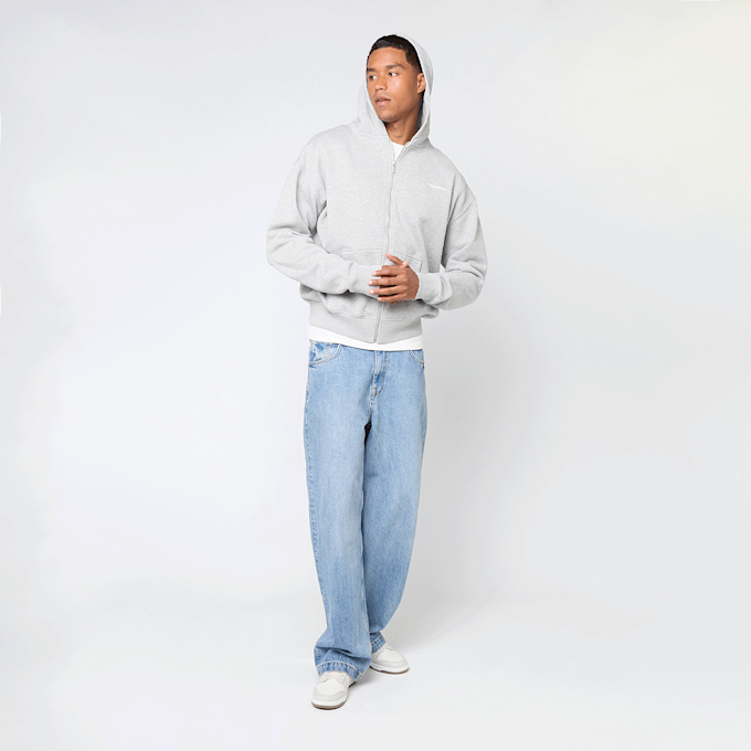 Pegador Logo Oversized Sweat Jacket cinzento 49802 4