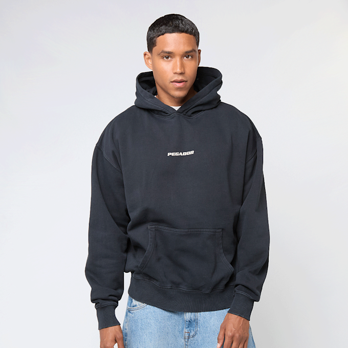 Pegador Colne Logo Oversized Hoodie grigio 49816 2