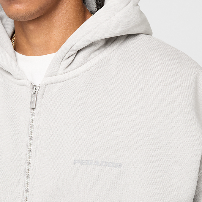 Pegador Colne Logo Oversized Sweat Jacket grau 49815 3