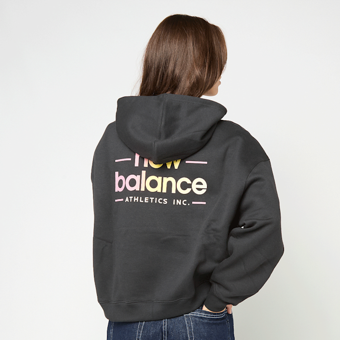 New Balance Reimagined Fleece Oversized Hoodie crna 49848 1