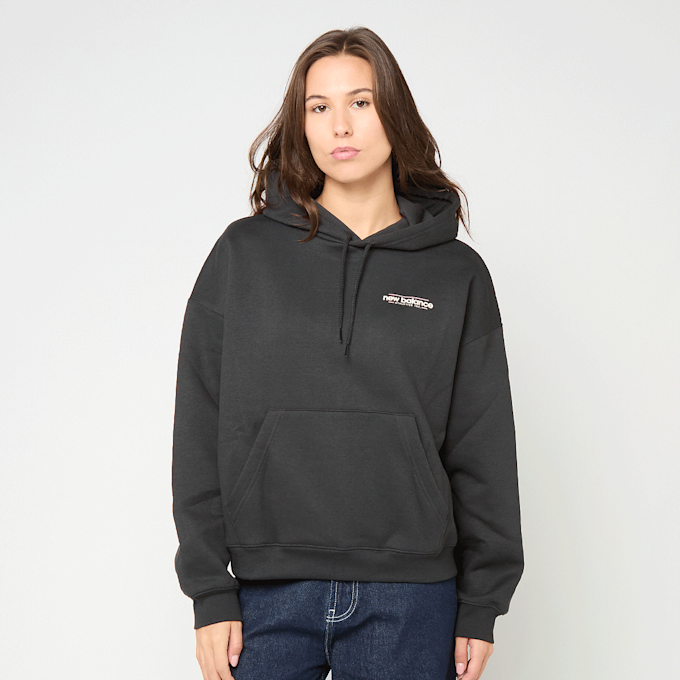 New Balance Reimagined Fleece Oversized Hoodie negro 49848 2