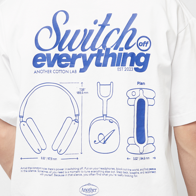 Another Cotton Lab Pods T-Shirt bianco 49879 4