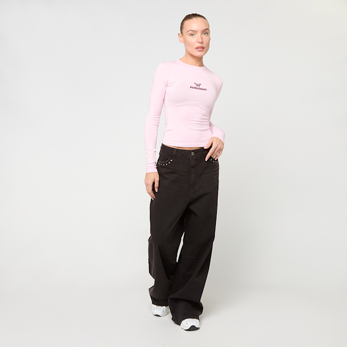 Felicious Basic Tight Logo Longsleeve rosa 61385 4