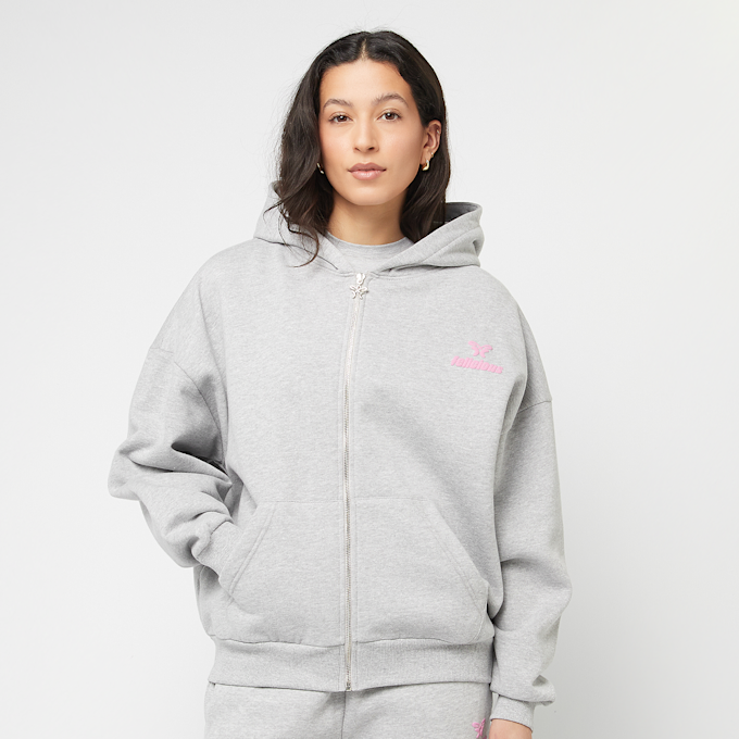 Felicious Basic Chest Logo Zipper grijs 61387 1