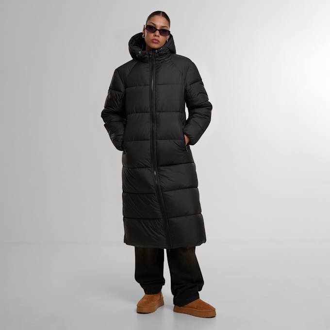 Urban Classics Ladies Ultra Long Coat zwart 61399 5