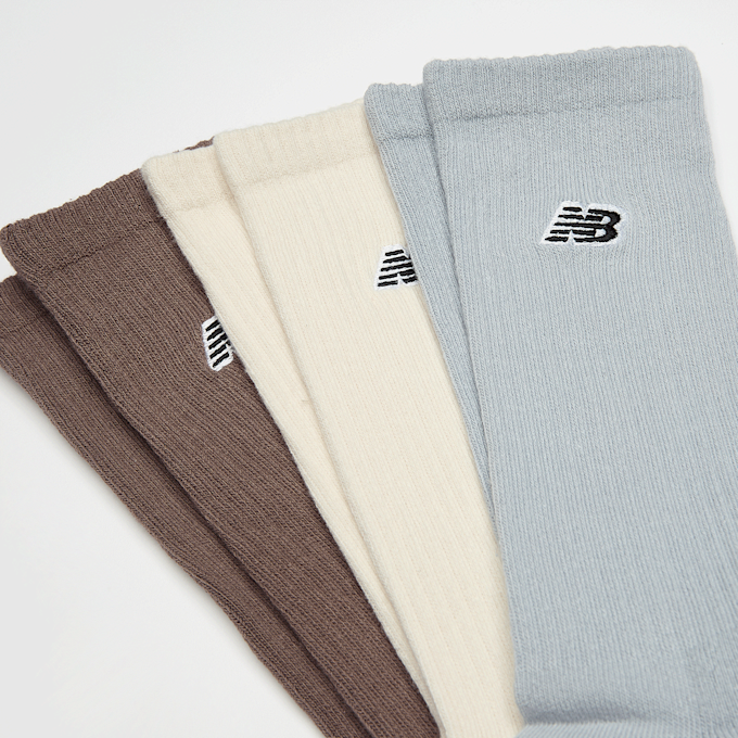 New Balance 3 PACK - NB BLACK PATCH LOGO SEASONAL CREW -  multicpack multicolor 61382 2