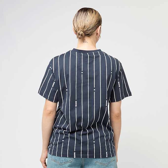 Karl Kani Signature Pinstripe Os T-Shirt azul 61402 2