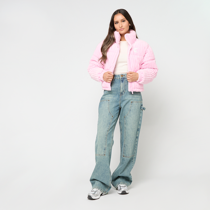 Karl Kani OG K Corduroy Short Puffer Jacket rosa 61405 5
