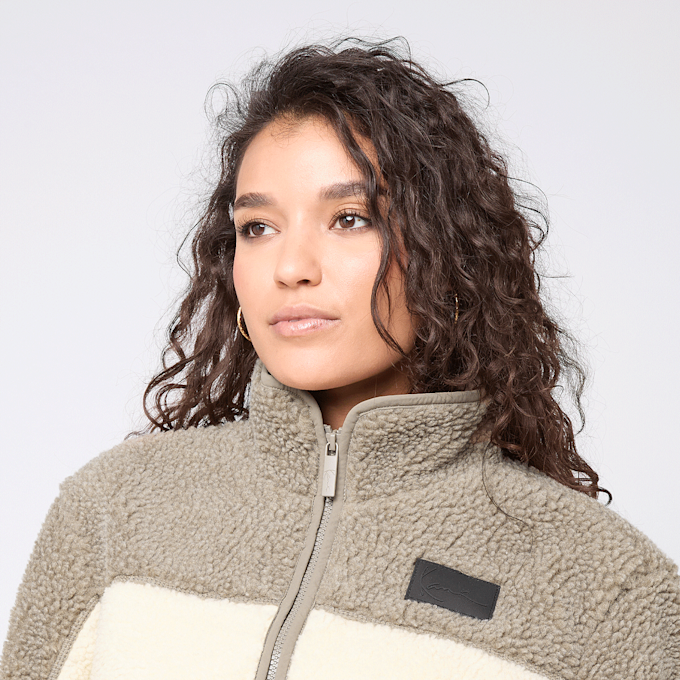 Karl Kani Signature Teddy Trackjacket beige 61410 3