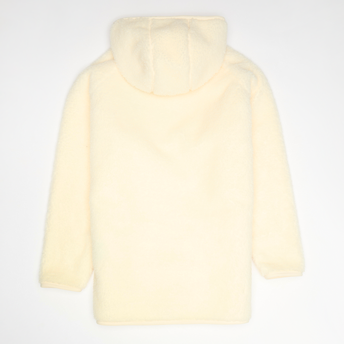 Karl Kani Signature Rubber Patch Teddy Zip Hoodie beige 61419 2