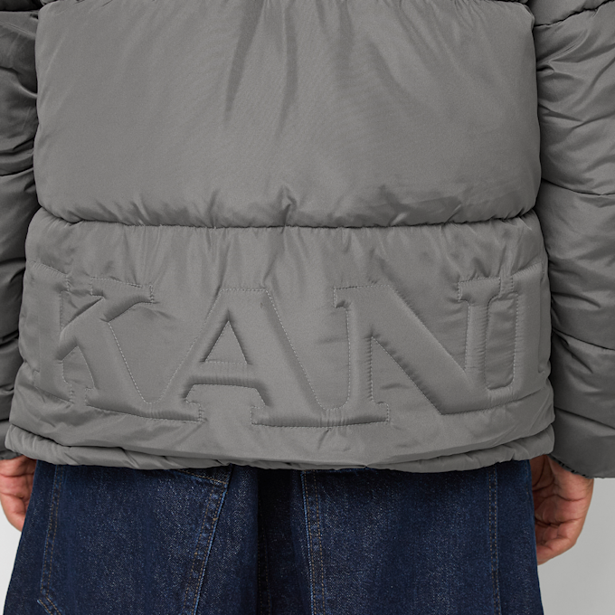 Karl Kani Small Signature Embossed Logo Puffer Jacket gris 61424 5