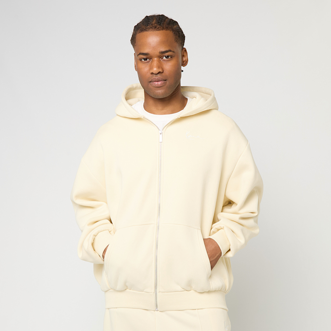 Karl Kani Small Signature Essential Zip Hoodie bež 61437 1