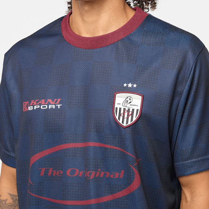 Karl Kani Og Sport Star Check Trikot dark blue/dark red blu 61440 3