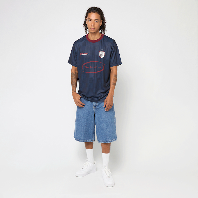 Karl Kani Og Sport Star Check Trikot dark blue/dark red blu 61440 4
